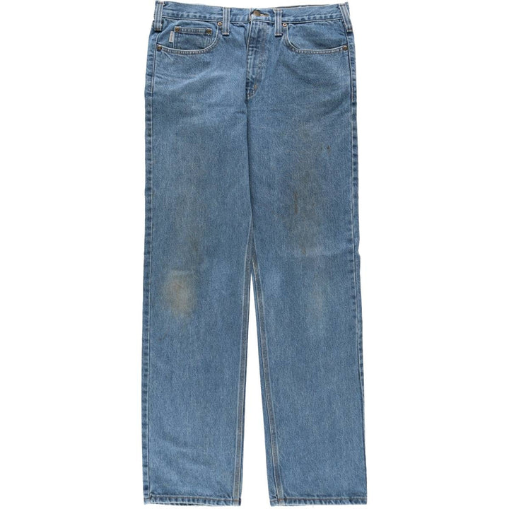 Carhartt Traditional FIT Tapered Denim Pants Men's W36 cotton blue type Vintage Second Hand