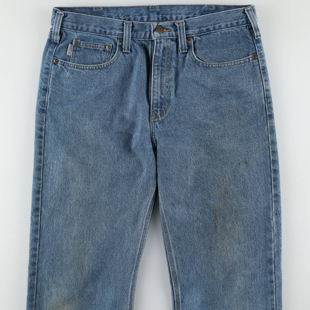Carhartt Traditional FIT Tapered Denim Pants Men's W36 cotton blue type Vintage Second Hand
