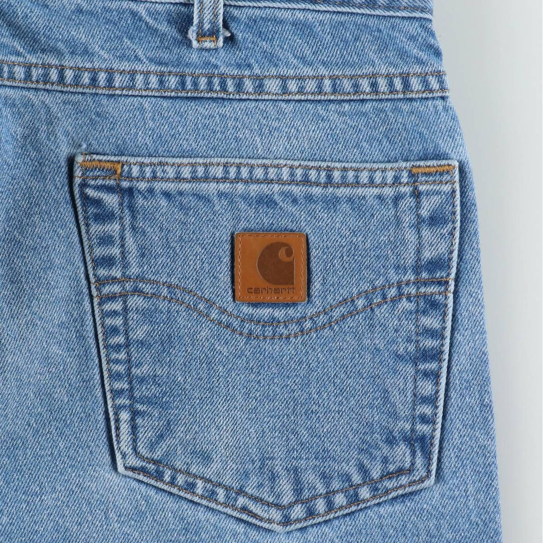 Carhartt Relaxed Fit Tapered Denim Pants for Men, W36 cotton blue type Vintage Second Hand
