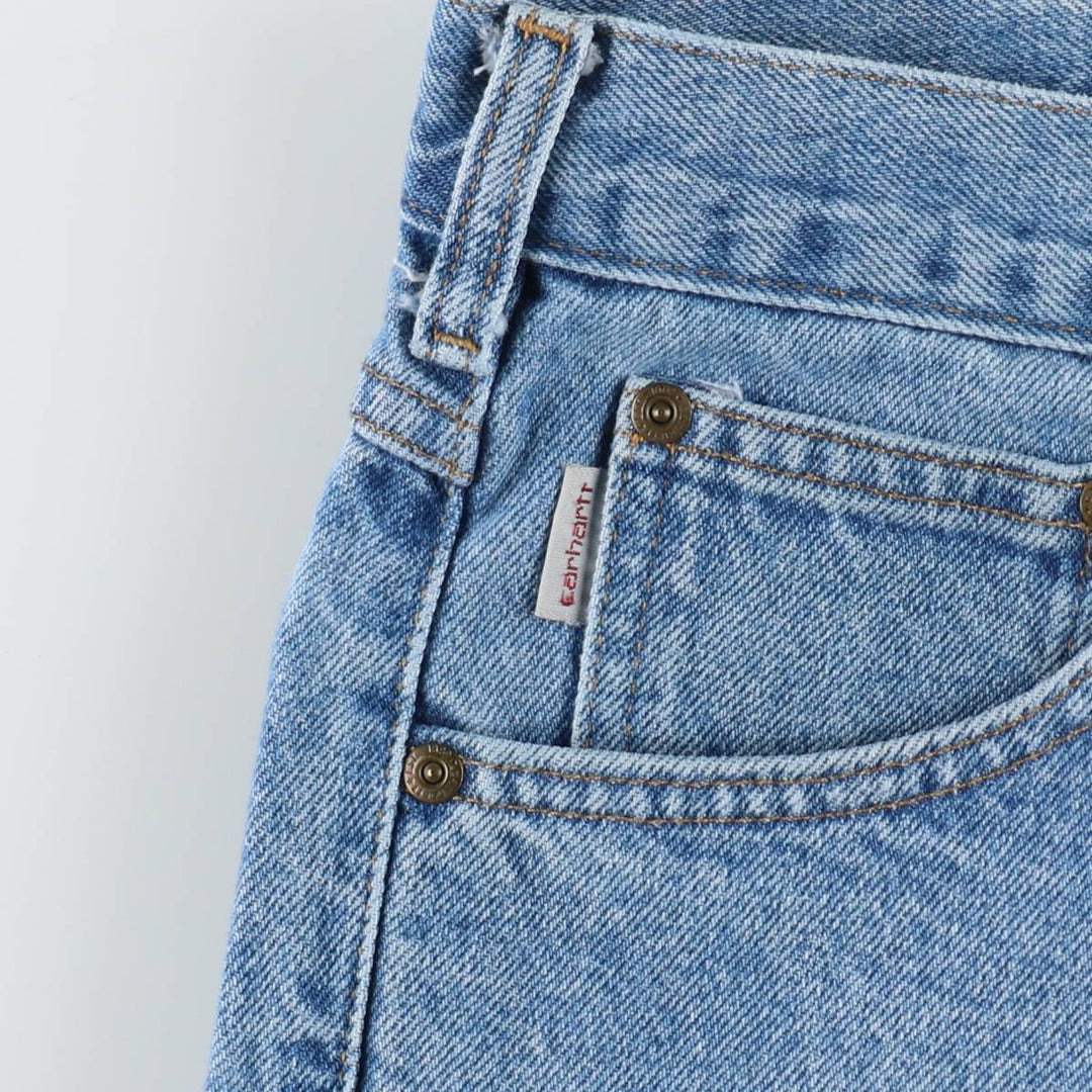 Carhartt Relaxed Fit Tapered Denim Pants for Men, W36 cotton blue type Vintage Second Hand