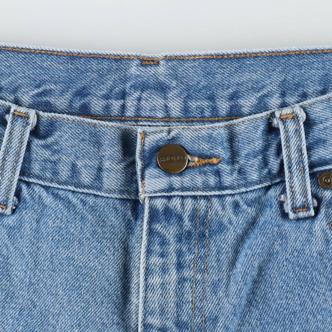 Carhartt Relaxed Fit Tapered Denim Pants for Men, W36 cotton blue type Vintage Second Hand