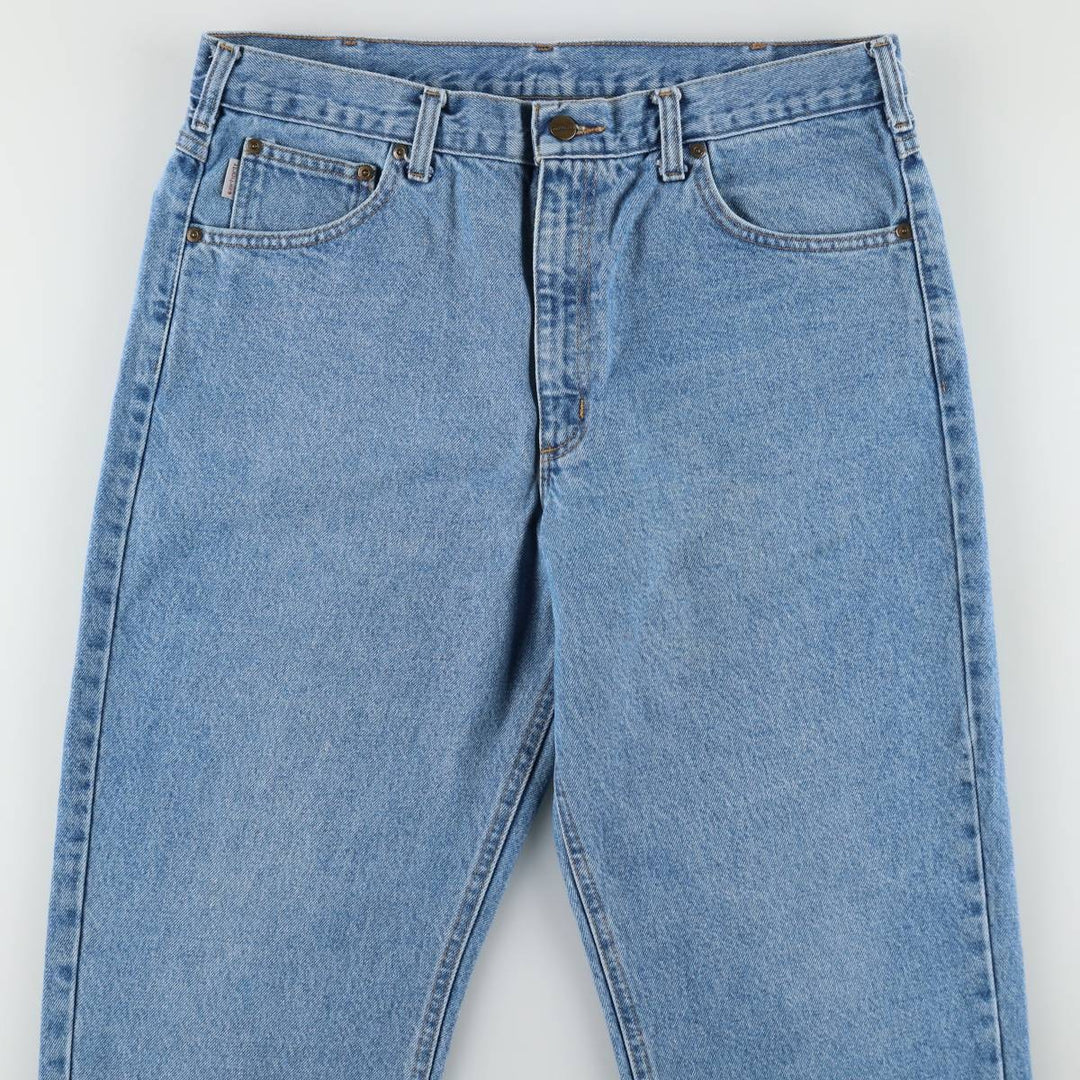 Carhartt Relaxed Fit Tapered Denim Pants for Men, W36 cotton blue type Vintage Second Hand