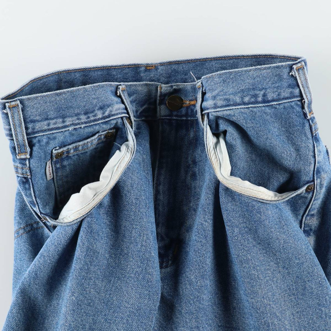 Carhartt Relaxed Fit Tapered Denim Pants, Men's Size W30 (approx.) cotton blue type Vintage Second Hand