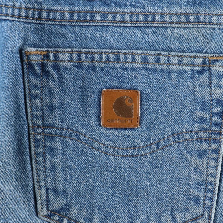 Carhartt Traditional FIT Tapered Denim Pants Men's W34 cotton blue type Vintage Second Hand