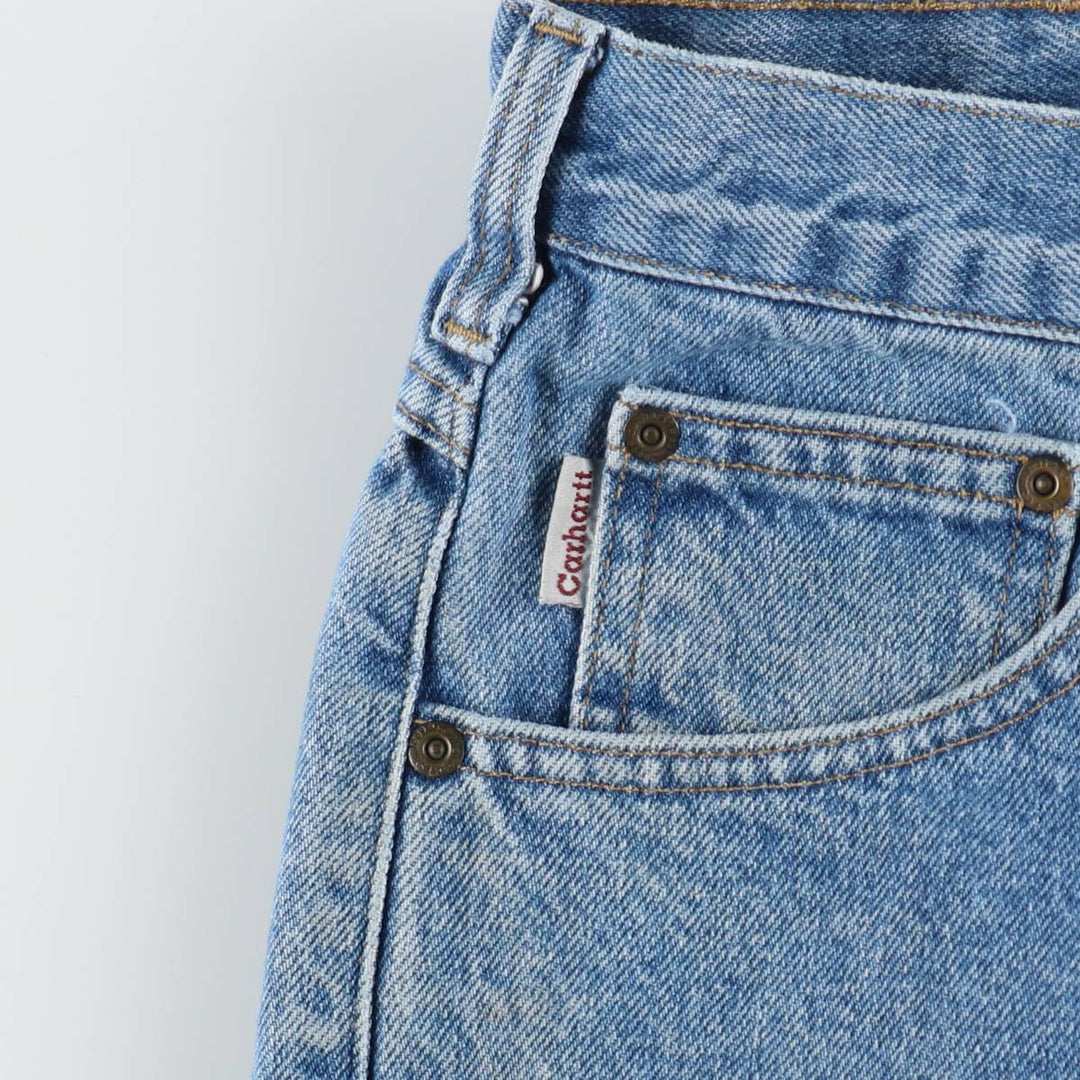 Carhartt Traditional FIT Tapered Denim Pants Men's W34 cotton blue type Vintage Second Hand