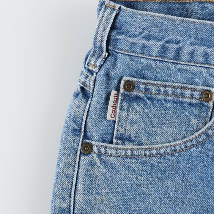 Carhartt Traditional FIT Tapered Denim Pants Men's W34 cotton blue type Vintage Second Hand
