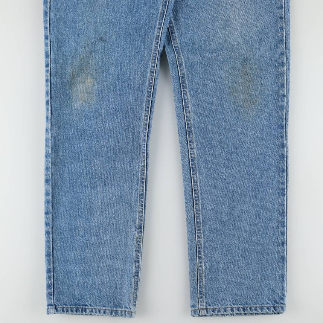 Carhartt Traditional FIT Tapered Denim Pants Men's W34 cotton blue type Vintage Second Hand