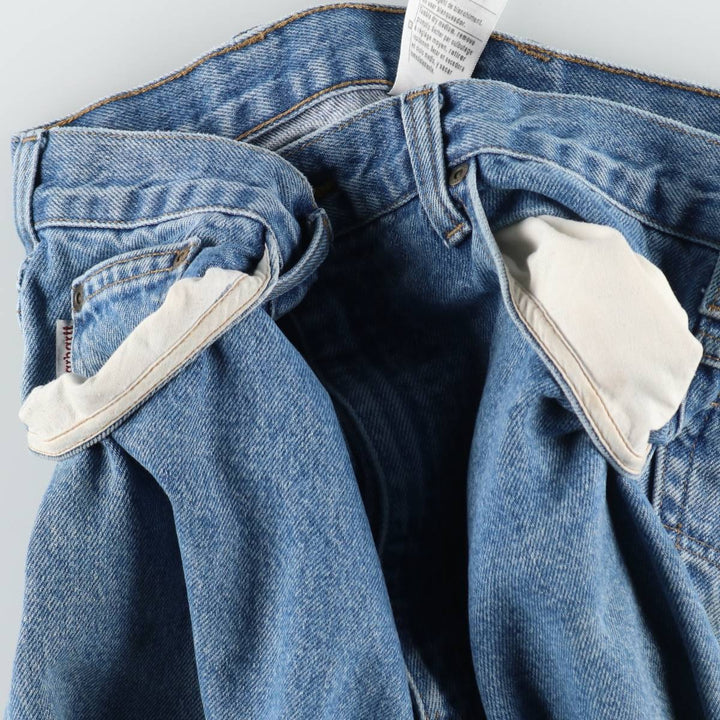 Carhartt Traditional FIT Tapered Denim Pants Men's W34 cotton blue type Vintage Second Hand