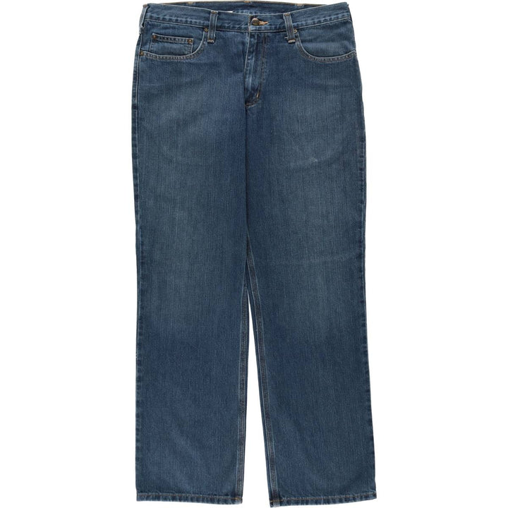 Carhartt Relaxed Fit Tapered Denim Pants for Men, W36 cotton blue type Vintage Second Hand