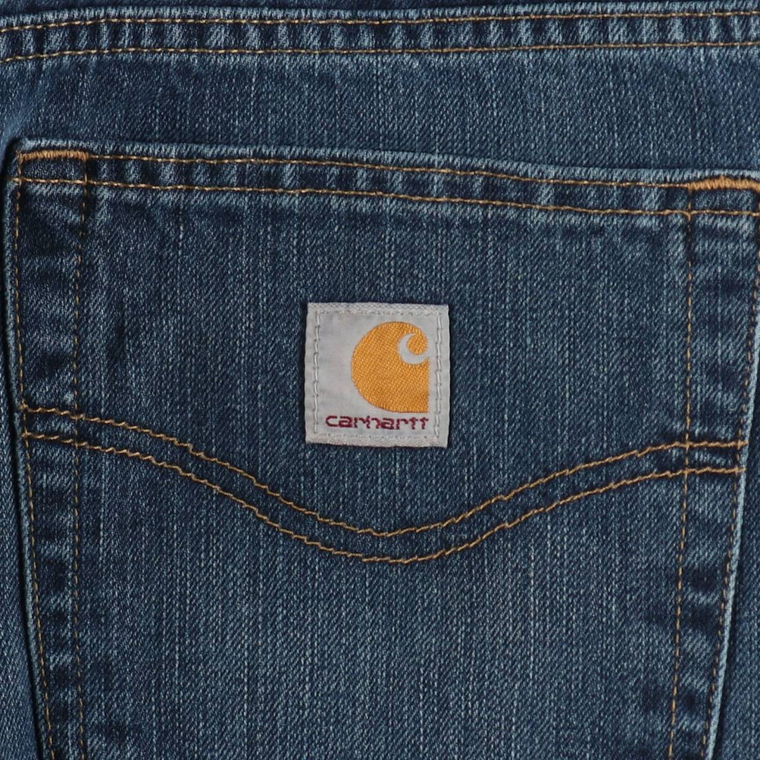 Carhartt Relaxed Fit Tapered Denim Pants for Men, W36 cotton blue type Vintage Second Hand