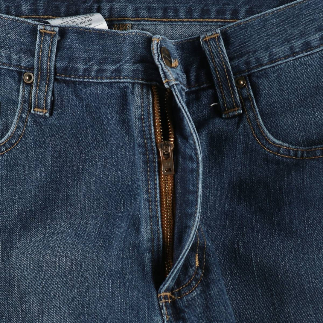 Carhartt Relaxed Fit Tapered Denim Pants for Men, W36 cotton blue type Vintage Second Hand