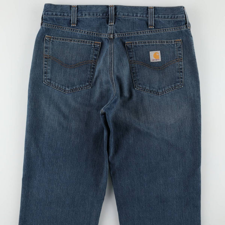 Carhartt Relaxed Fit Tapered Denim Pants for Men, W36 cotton blue type Vintage Second Hand