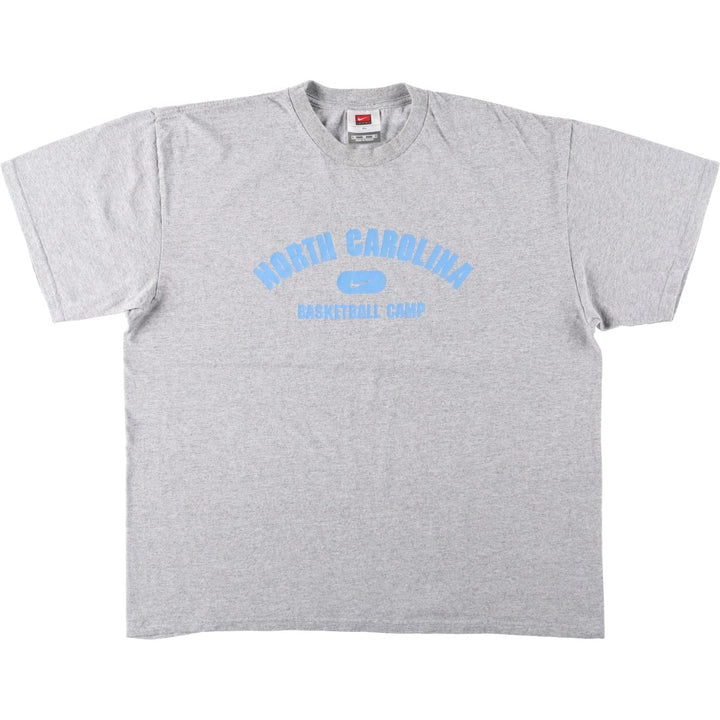 2000'S Nike Team Logo Print T-Shirt, Men's Size XL (approx.) cotton gray type Vintage Second Hand