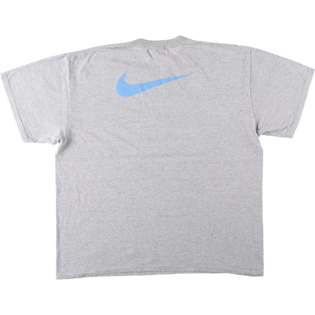 2000'S Nike Team Logo Print T-Shirt, Men's Size XL (approx.) cotton gray type Vintage Second Hand