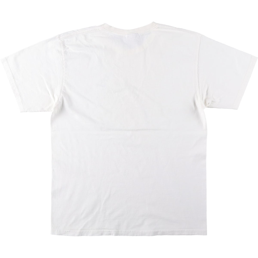 00'S Nike logo print T-shirt, men's size L cotton white type Vintage Second Hand