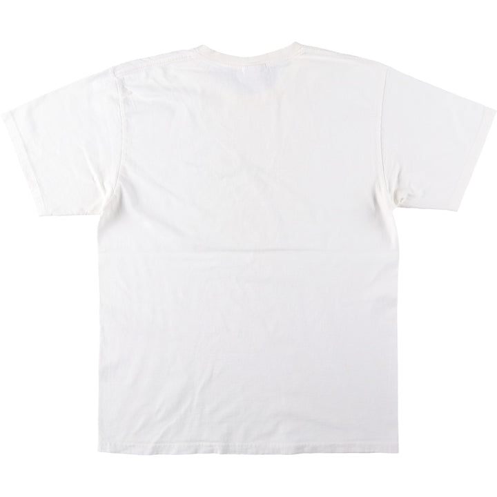 00'S Nike logo print T-shirt, men's size L cotton white type Vintage Second Hand