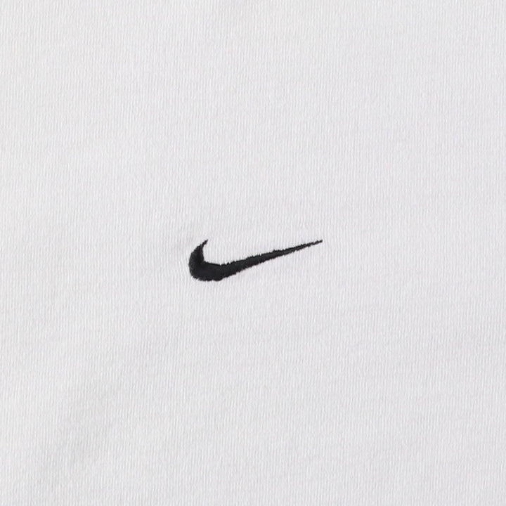 00'S Nike logo print T-shirt, men's size L cotton white type Vintage Second Hand