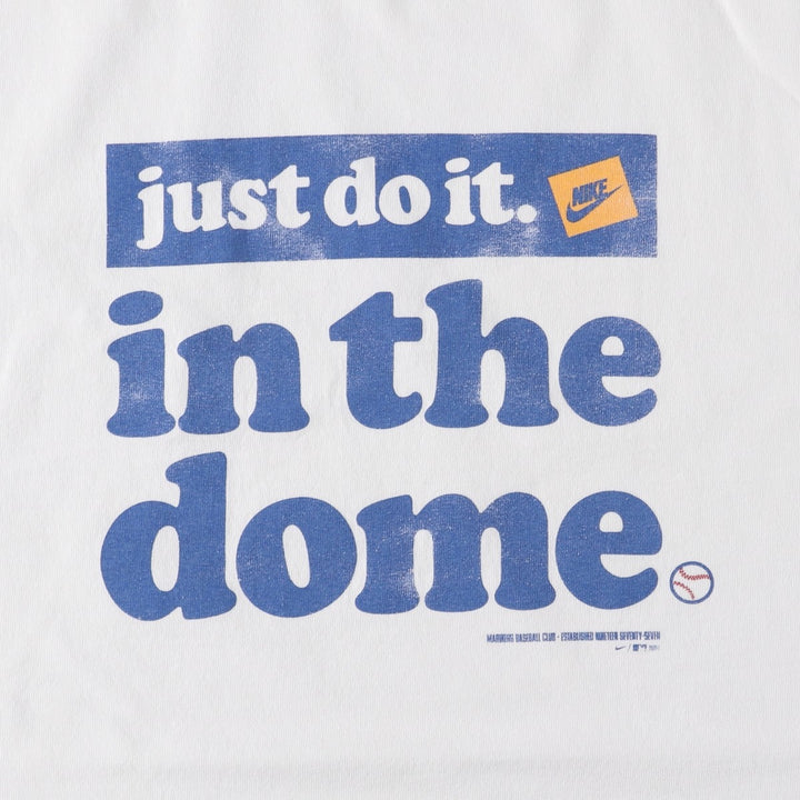 2000'S Nike Team Logo Print T-Shirt, Men's Size XL (approx.) cotton white type Vintage Second Hand