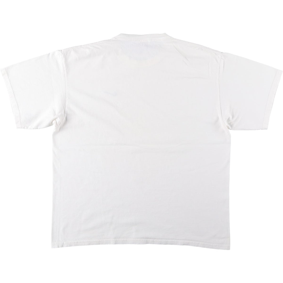90'S Nike One Point Logo T-shirt, Men's L size, Vintage cotton white type Vintage Second Hand