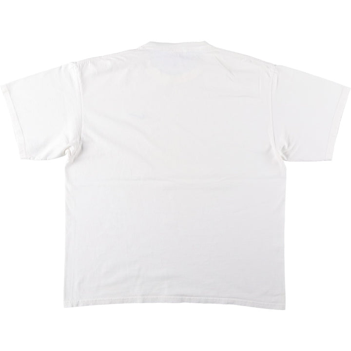 90'S Nike One Point Logo T-shirt, Men's L size, Vintage cotton white type Vintage Second Hand