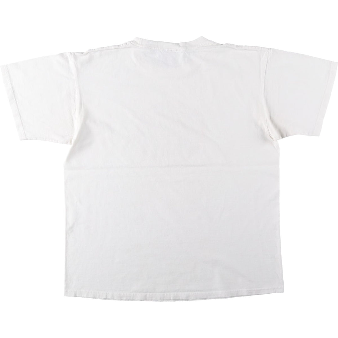 90s-00'S Nike Logo Print T-Shirt, Made in USA, Men's Size L (approx.), Vintage cotton white type Vintage Second Hand