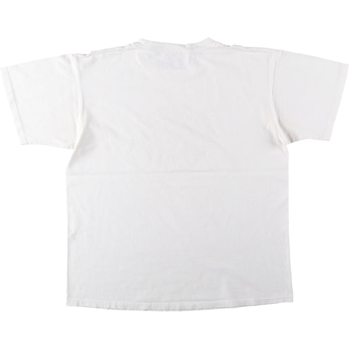90s-00'S Nike Logo Print T-Shirt, Made in USA, Men's Size L (approx.), Vintage cotton white type Vintage Second Hand