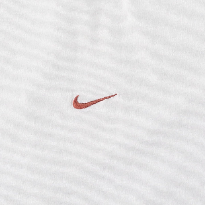 90'S Nike One Point Logo T-shirt Made in USA Men's XL Vintage cotton white type Vintage Second Hand