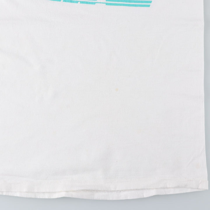90'S Nike Silver Tag Logo Print T-Shirt, Made in USA, Men's Size M (approx.), Vintage cotton white type Vintage Second Hand