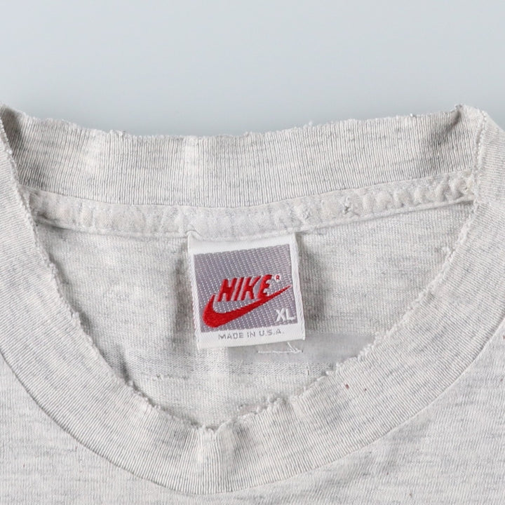90'S Nike Silver Tag Michael Jordan Print T-Shirt, Made in USA, Men's XL (approx.) Vintage cotton gray type Vintage Second Hand