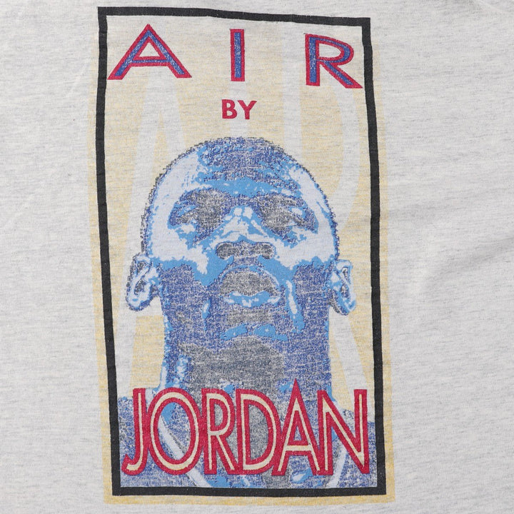 90'S Nike Silver Tag Michael Jordan Print T-Shirt, Made in USA, Men's XL (approx.) Vintage cotton gray type Vintage Second Hand