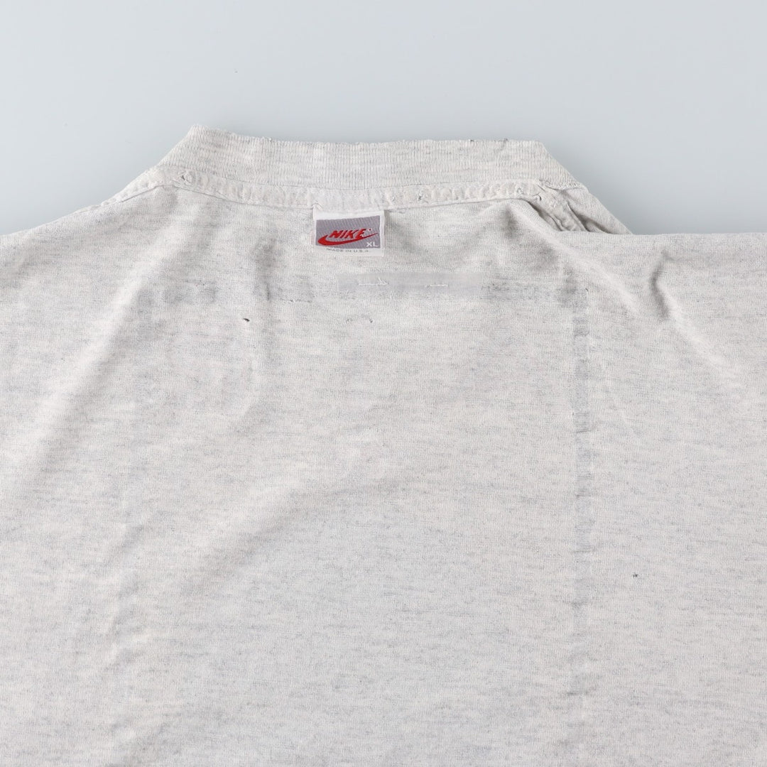 90'S Nike Silver Tag Michael Jordan Print T-Shirt, Made in USA, Men's XL (approx.) Vintage cotton gray type Vintage Second Hand