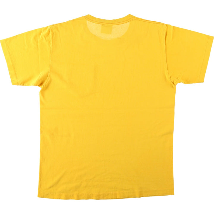 90'S Dickies Short-Sleeve T-Shirt with One-Point Logo Pocket, Made in USA, Men's Size L (Equivalent), Vintage cotton yellow type Vintage Second Hand
