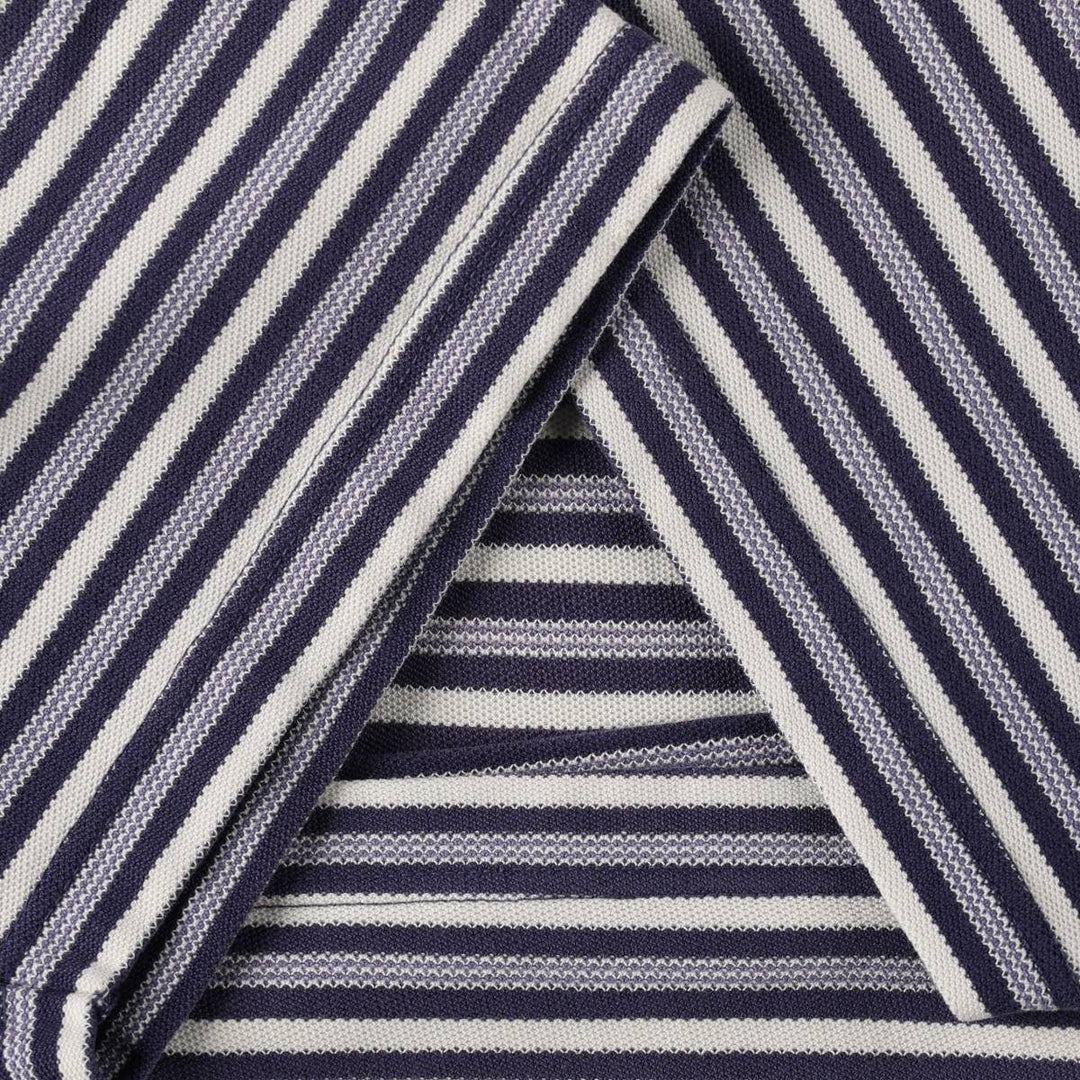 1980'S Ralph Lauren CHAPS Short-Sleeve Striped T-Shirt, Men's Size XL (approx.) cotton navy blue type Vintage Second Hand