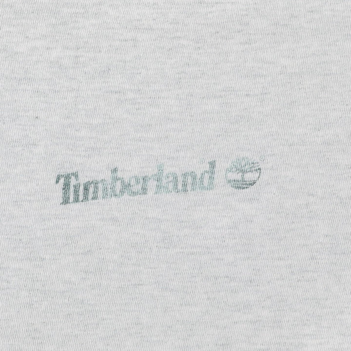 90'S Timberland Short-Sleeve Logo T-Shirt, Men's Size S (Equivalent), Vintage cotton gray type Vintage Second Hand