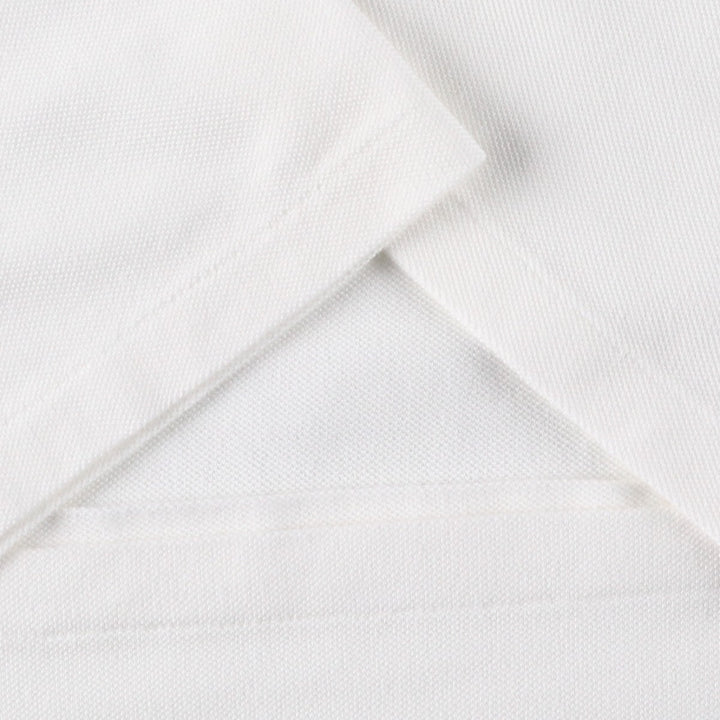 Ralph Lauren POLO by Ralph Lauren pique knit short-sleeved V-neck T-shirt, men's size XL (approx.) cotton white type Vintage Second Hand