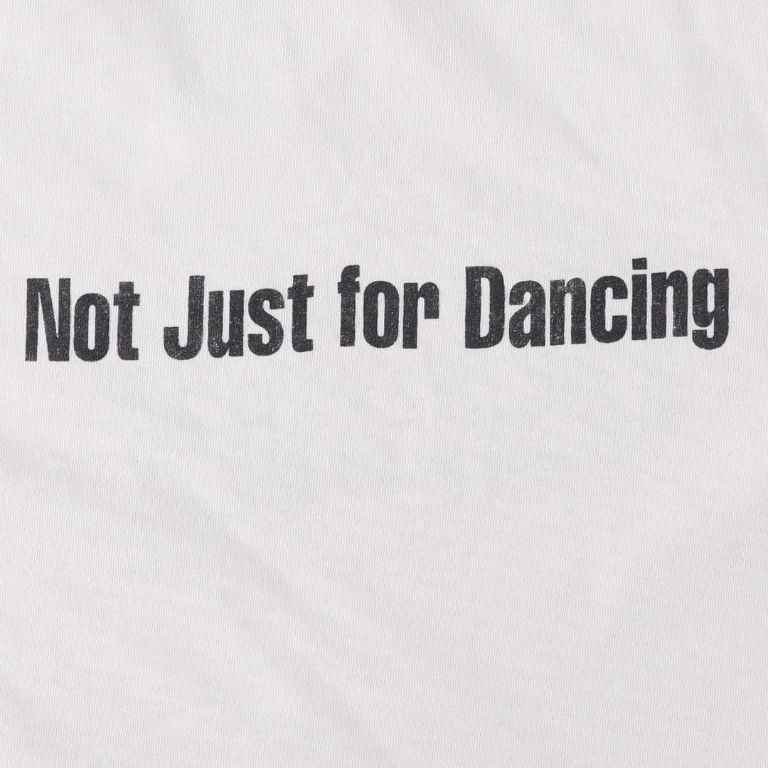 90'S DANSKIN PRO Short-Sleeve Printed T-Shirt, Made in USA, Men's Size XL (Equivalent), Vintage cotton white type Vintage Second Hand