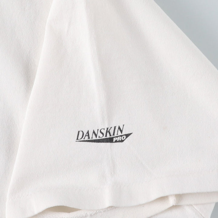 90'S DANSKIN PRO Short-Sleeve Printed T-Shirt, Made in USA, Men's Size XL (Equivalent), Vintage cotton white type Vintage Second Hand