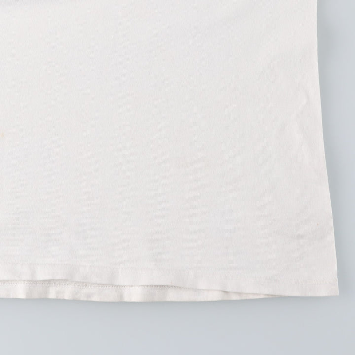 90'S DANSKIN PRO Short-Sleeve Printed T-Shirt, Made in USA, Men's Size XL (Equivalent), Vintage cotton white type Vintage Second Hand