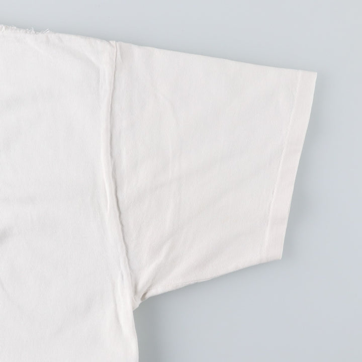 90'S DANSKIN PRO Short-Sleeve Printed T-Shirt, Made in USA, Men's Size XL (Equivalent), Vintage cotton white type Vintage Second Hand