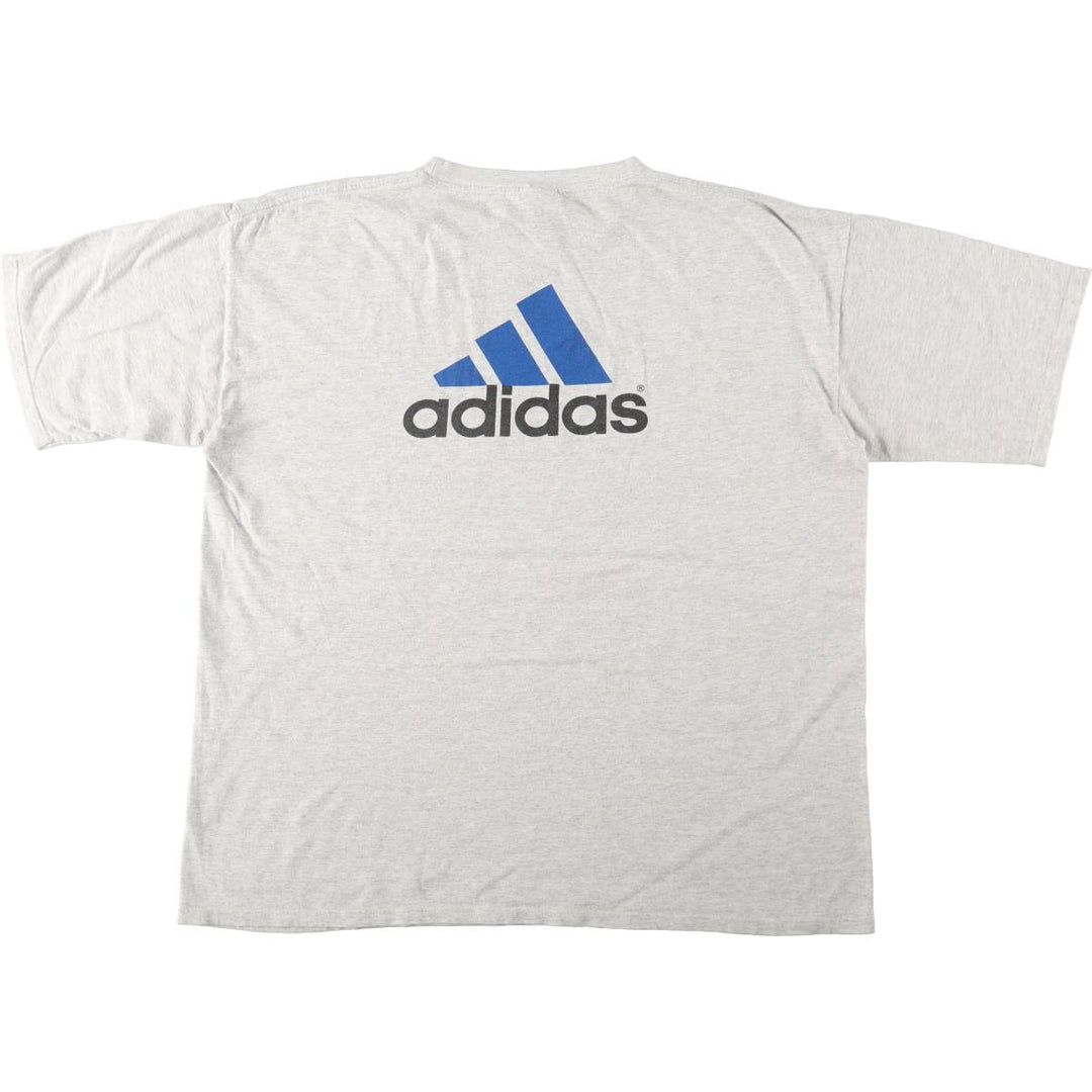 90'S Adidas SNICKERS Print T-Shirt, Made in USA, Men's XL (approx.), Vintage cotton gray type Vintage Second Hand