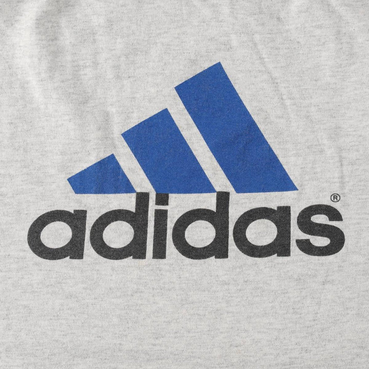 90'S Adidas SNICKERS Print T-Shirt, Made in USA, Men's XL (approx.), Vintage cotton gray type Vintage Second Hand