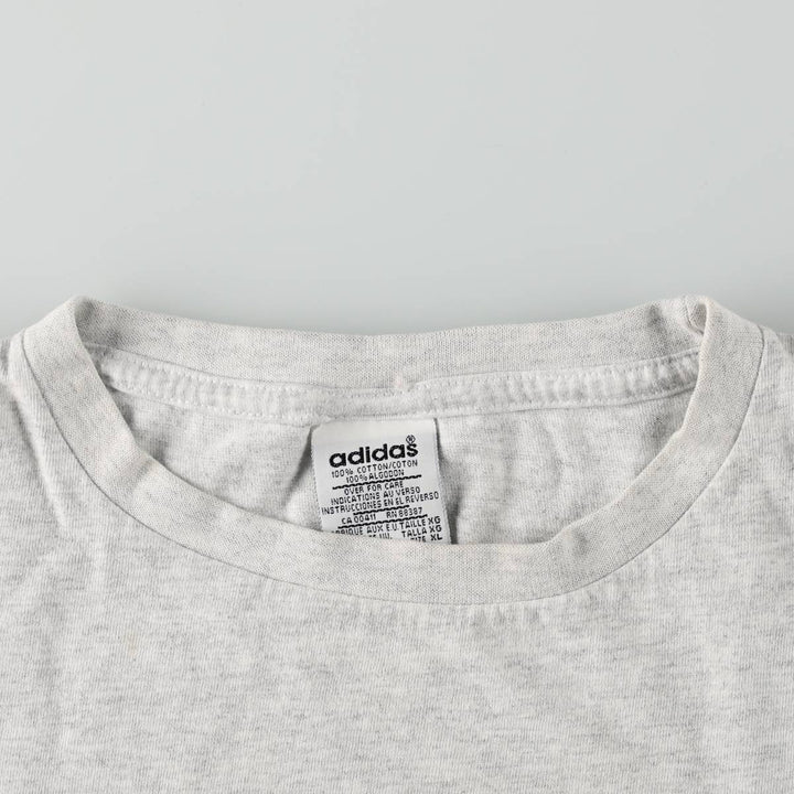 90'S Adidas SNICKERS Print T-Shirt, Made in USA, Men's XL (approx.), Vintage cotton gray type Vintage Second Hand