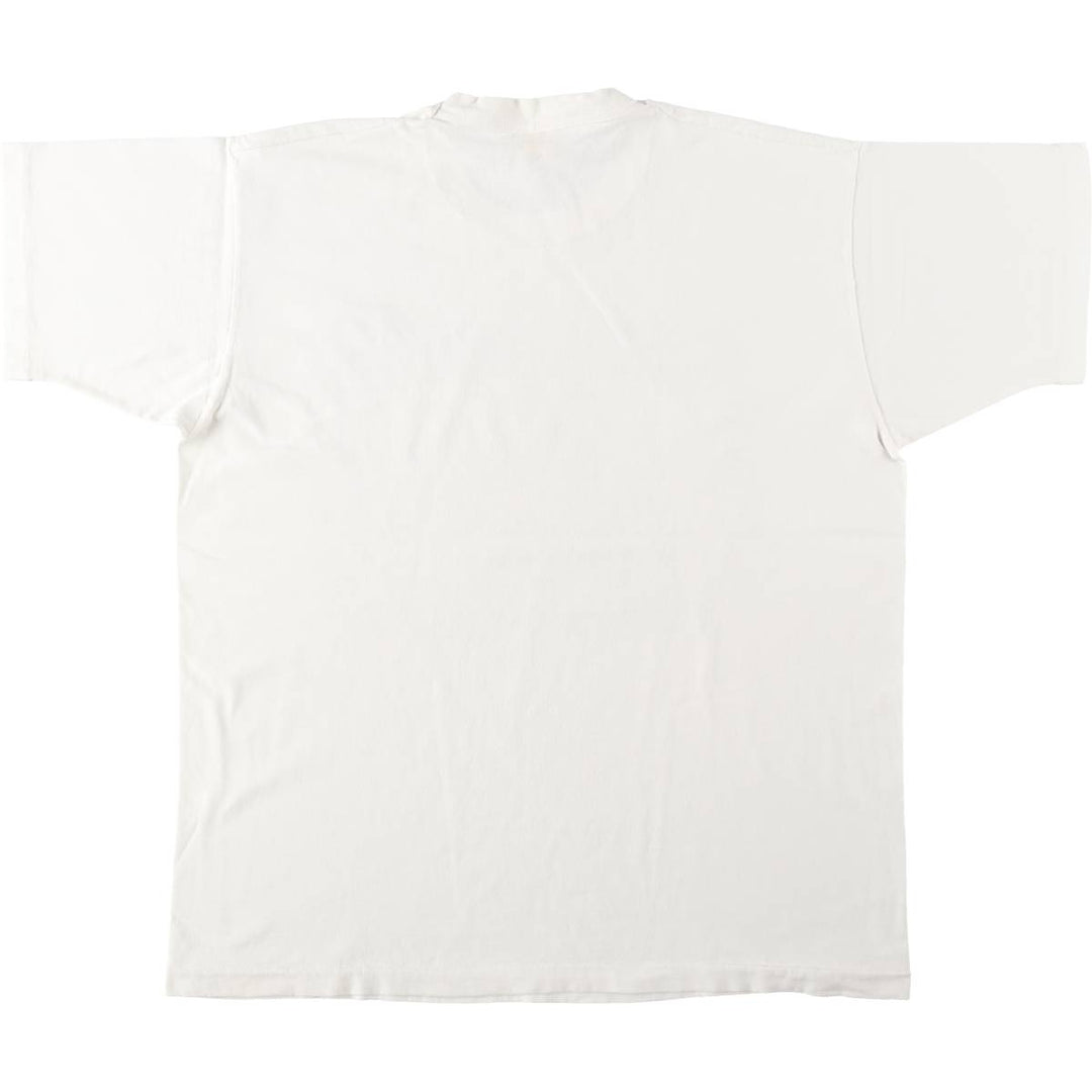 90'S Fruit of the Loom NCAA Men's Basketball Tournament College T-Shirt, Men's Size L (approx.), Vintage unclear white type Vintage Second Hand