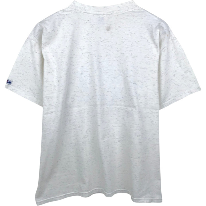 90'S TRENCH NFL DALLAS COWBOYS SUPER BOWL XXVIII sports print T-shirt, Made in USA, Men's XL equivalent. cotton gray type Vintage Second Hand