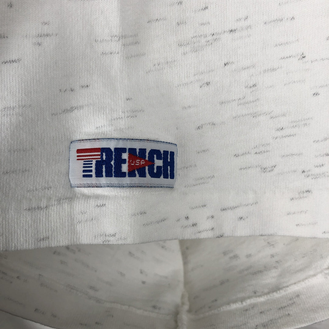 90'S TRENCH NFL DALLAS COWBOYS SUPER BOWL XXVIII sports print T-shirt, Made in USA, Men's XL equivalent. cotton gray type Vintage Second Hand