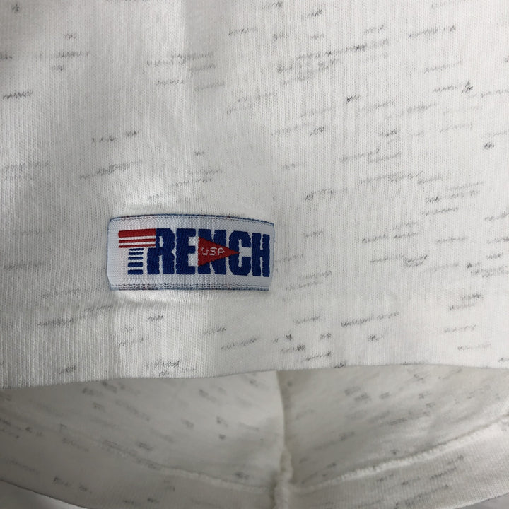 90'S TRENCH NFL DALLAS COWBOYS SUPER BOWL XXVIII sports print T-shirt, Made in USA, Men's XL equivalent. cotton gray type Vintage Second Hand