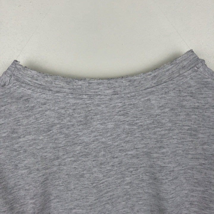 90'S Hanes Heavyweight NFL Carolina Panthers sports print T-shirt, men's size L (approx.) cotton gray type Vintage Second Hand
