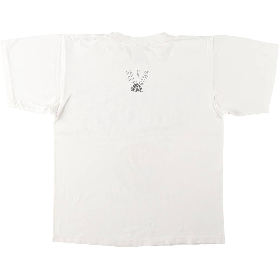 90'S Alore College T-Shirt, Made in USA, Men's Size M (Equivalent), Vintage cotton white type Vintage Second Hand