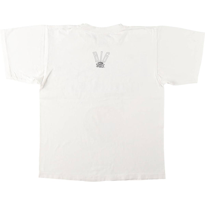 90'S Alore College T-Shirt, Made in USA, Men's Size M (Equivalent), Vintage cotton white type Vintage Second Hand