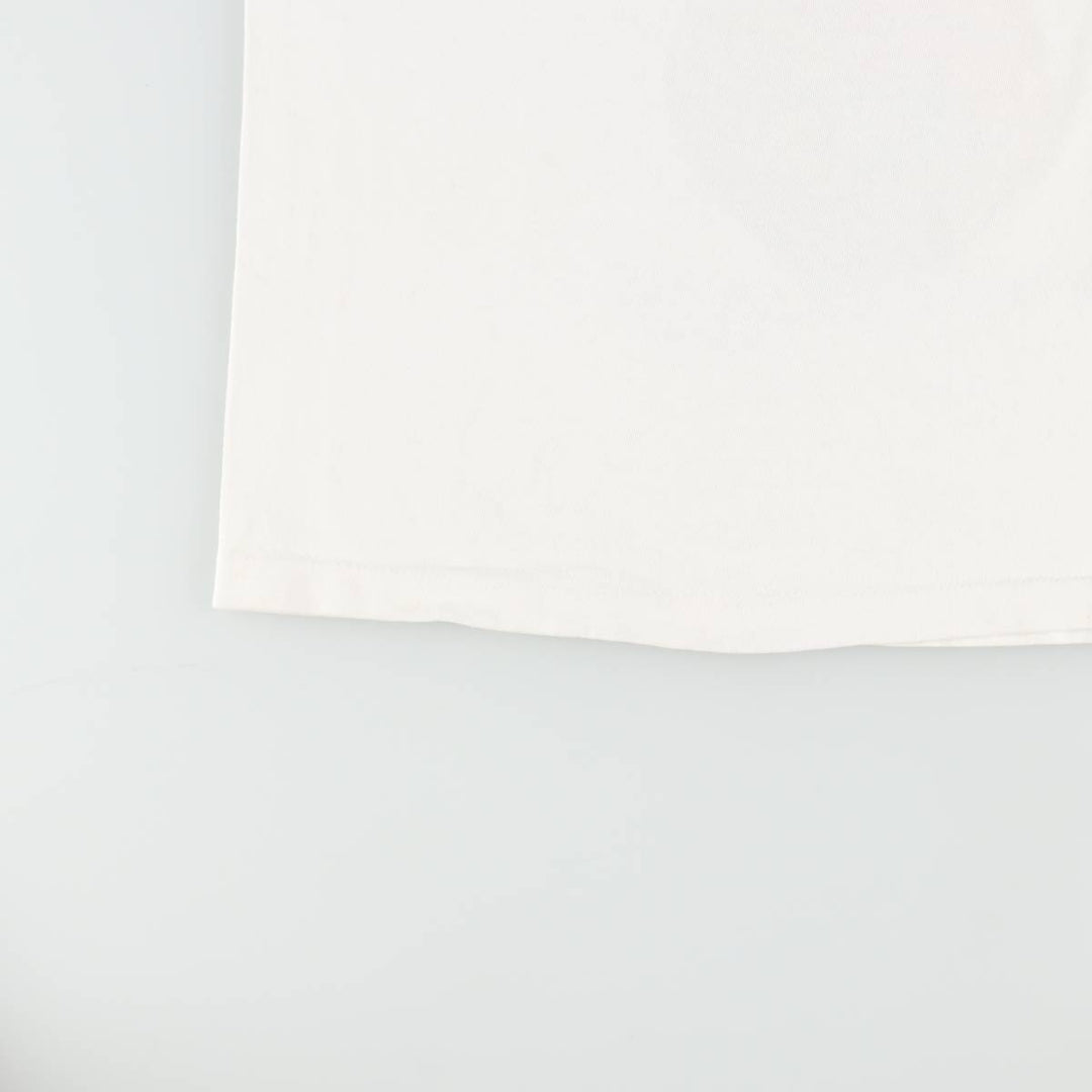 90'S Alore College T-Shirt, Made in USA, Men's Size M (Equivalent), Vintage cotton white type Vintage Second Hand